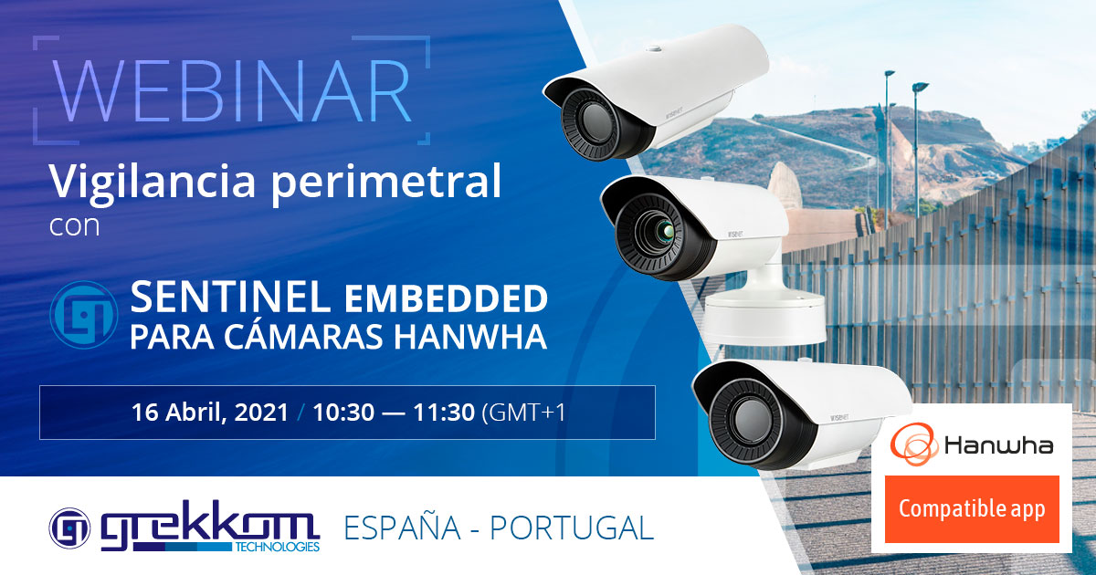 Perimeter Surveillance with Sentinel Embedded for HANWHA Cameras – ES, PT
