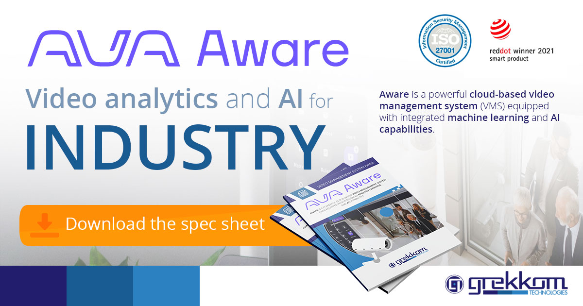 Video analytics and Artificial Intelligence for the Industrial sector