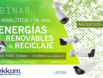 Webinar: Soluciones en video-analítica e IA para Energías Renovables - Reciclaje - LATAM