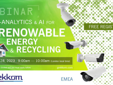 Webinar: Video Analytics and AI Solutions for Renewable Energy - Recycling - EMEA